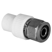 Переходник PP-R-PE-X-AL-PE-X    20(вн.) -16*2(цанга)   TEBO