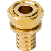 STOUT Переходник с накидной гайкой 20*G1/2" для труб из сшитого полиэтилена аксиальный