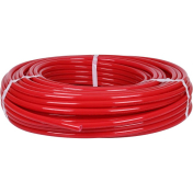 STOUT Труба из сшит. п/э PEX-a 20*2.0 (100м) красная, с кислородным слоем																											