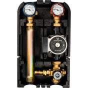 STOUT  Насосная группа с термостатическим смесительным клапаном 1" с насосом STOUT SPC 25/60-180
