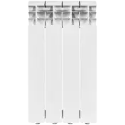 Радиатор алюм. ROMMER PROFI (RAL9016) AL500х80  4-секц.