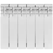 Радиатор алюм. ROMMER PROFI (RAL9016) AL350х80  6-секц.