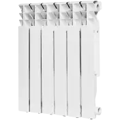 Радиатор алюм. ROMMER PLUS AL500х100 6-секц.