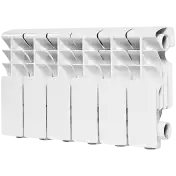 Радиатор алюм. ROMMER PLUS AL200х100 6-секц.