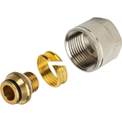 STOUT Фитинг компрессионный для труб PEX-AL-PEX 20x2.0x3/4 (Евроконус)
