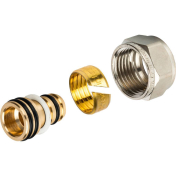STOUT Фитинг компрессионный для труб PE-X -AL-PEX 16x2.0 x1/2 (Евроконус)
