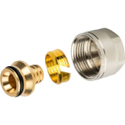 STOUT Фитинг компрессионный для труб PE-X 16x2.0x3/4