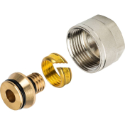 STOUT Фитинг компрессионный для труб PEX-AL-PEX 16x2.0x3/4 (Евроконус)