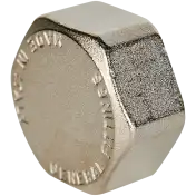 STOUT Заглушка ВР никелированная   3/4