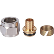 STOUT Фитинг компрессионный для труб PE-X 16x2.2x1/2