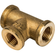 STOUT Тройник ВВ латунь 1/4"