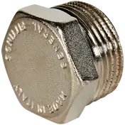 STOUT Пробка НР никелированная  3/4"